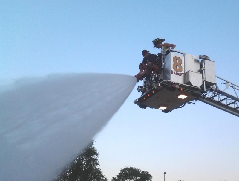 Tower Training. Training saves lives.
Nanuet is always training. 7/13/2015.
Photo By Vincent P. Tuzzolino.
