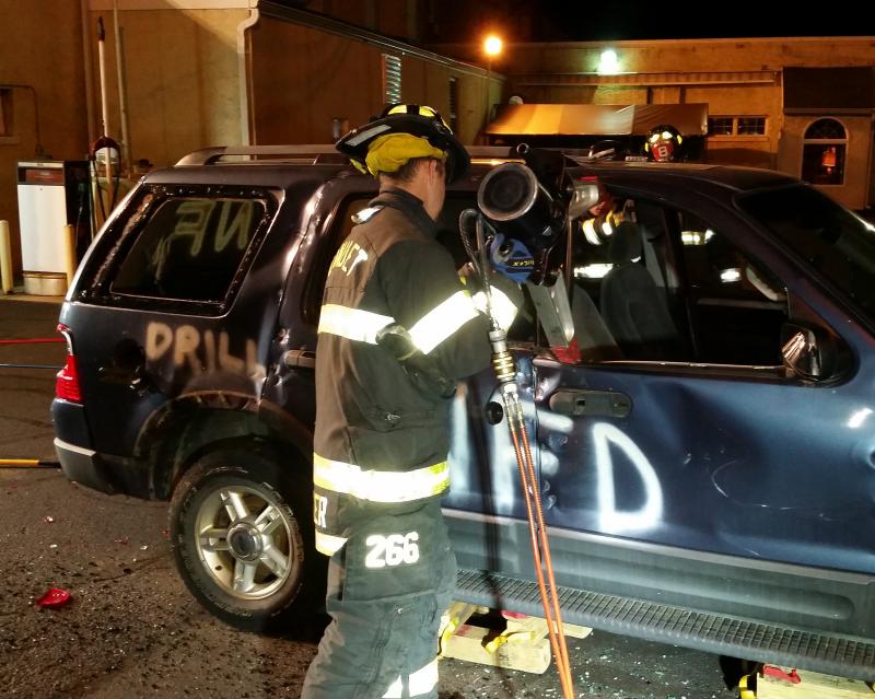 Training saves lives. NFD prides itself on training. Extrication Drill 10/12/2012.
Photos by Vincent P. Tuzzolino
