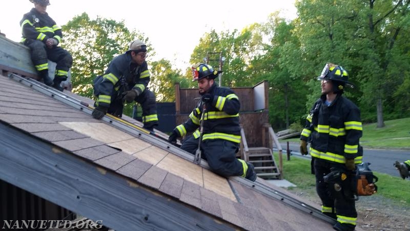 5/15/2017 FTC Roof Prop Training. Nanuet Fire Department. Photos by Vincent P. Tuzzolino.
