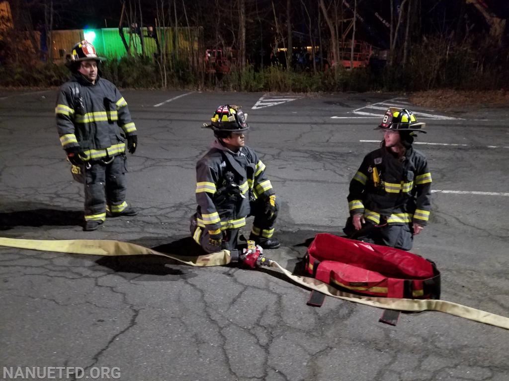 11-11-2019. training on High/Courtyard packs. NFD trains so we may better serve the public. Photos by Vincent P Tuzzolino