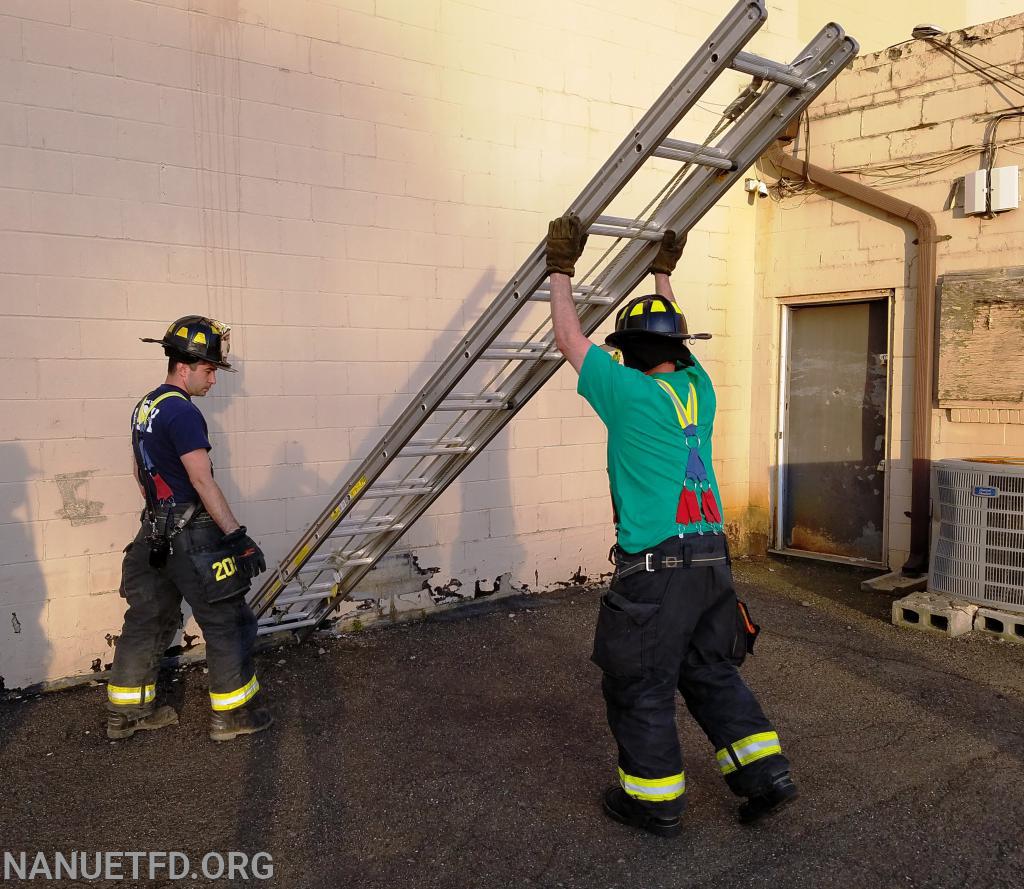 Ladder training. It’s good to be back. Photos by Vincent P Tuzzolino. 06/08/2020.