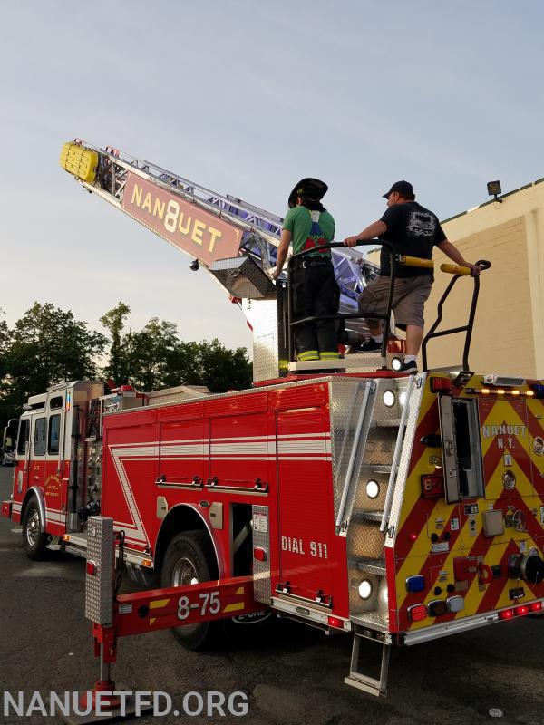 Ladder training. It’s good to be back. Photos by Vincent P Tuzzolino. 06/08/2020.