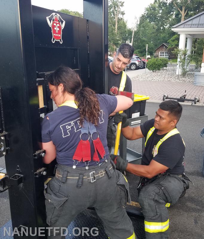 Forcible Entry Training . NFD Visited Congers FD to train tonight with their forcible entry prop. Photo's By Vinny Tuzzolino. 6-13-2022