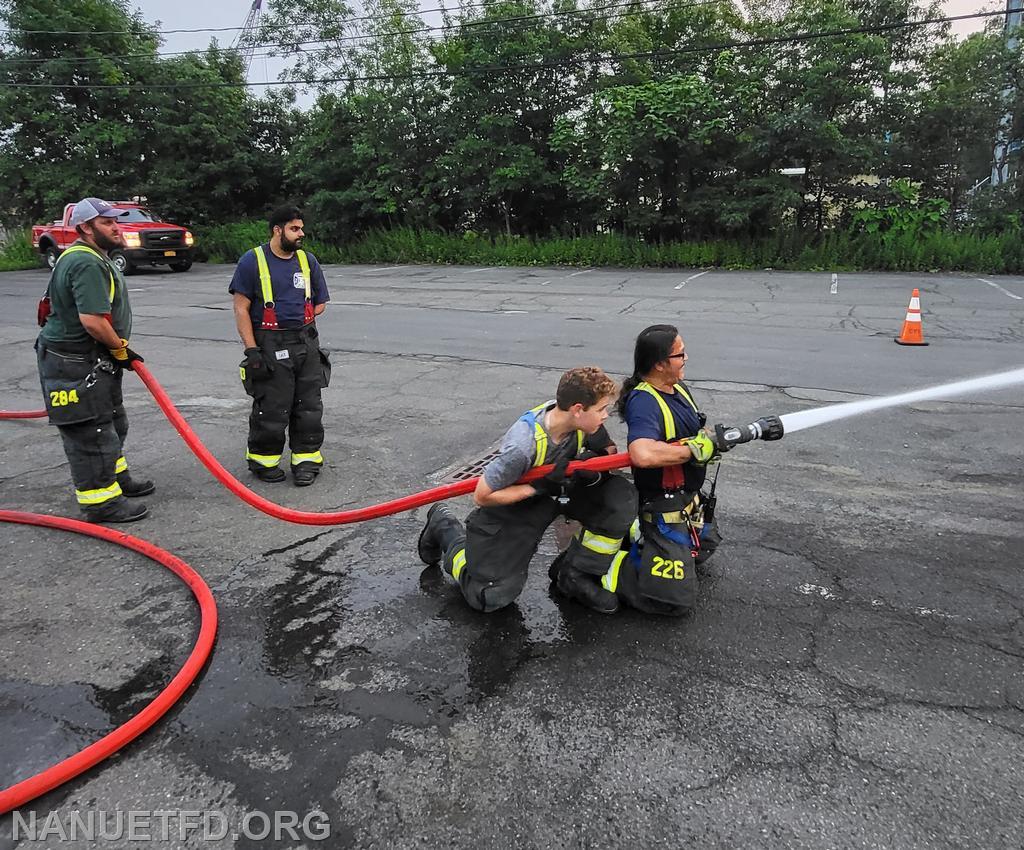 July 17, 2023.  8-75 and hose training.
Photos by Vinny Tuzzolino