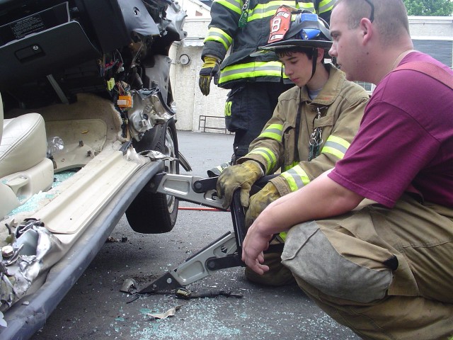 Jaws of Life drill with 8-EQ, 5/15/05