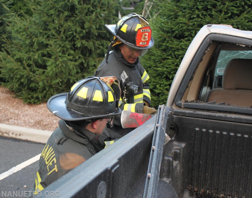 7-29-2019. 8-100 Extrication drill. Under the watchful eyes of the training officers. Photos by Vincent P Tuzzolino
