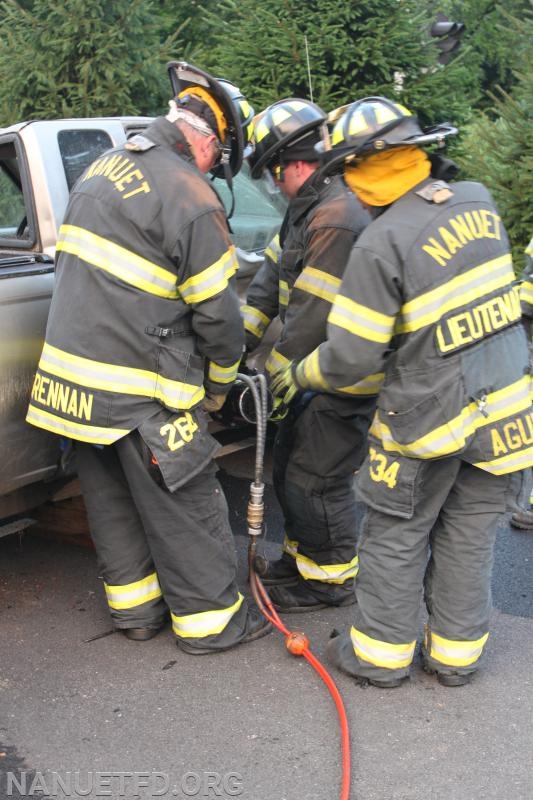 7-29-2019. 8-100 Extrication drill. Under the watchful eyes of the training officers. Photos by Vincent P Tuzzolino
