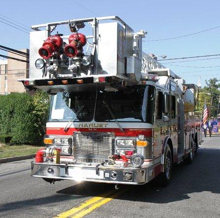 Nyack Parade. 10-5-2013, Nanuet Fire Department won Best Presenting Company. Photo's By Paul J. Tuzzolino
