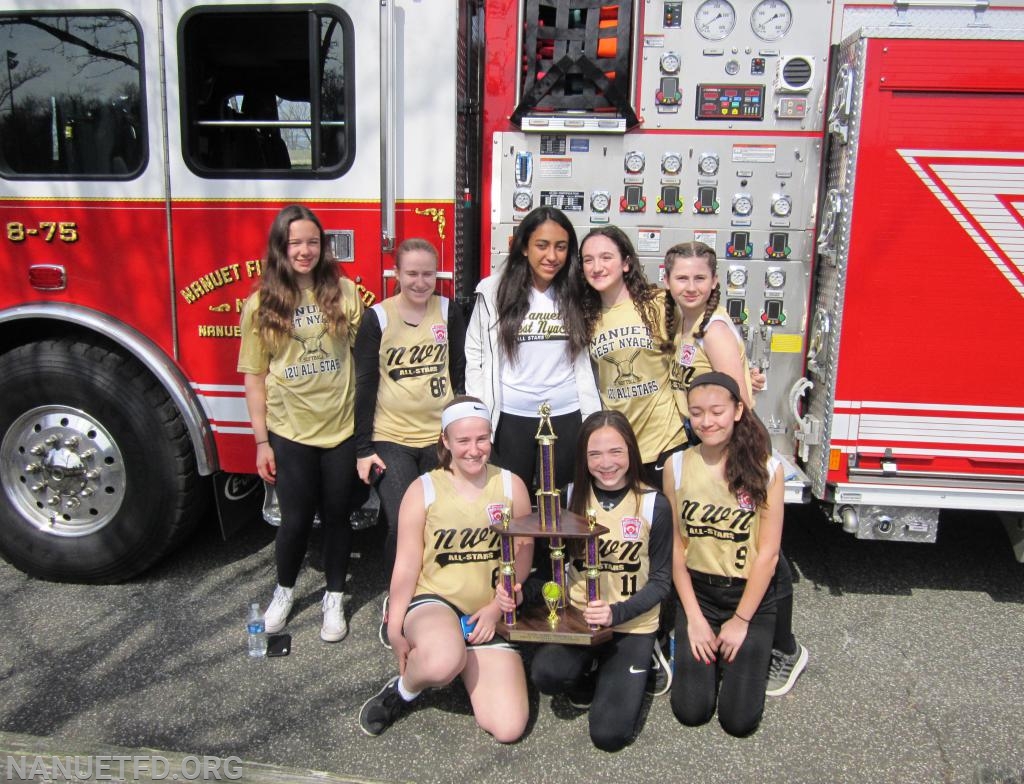 Nanuet FD helps kick off the 2019 Nanuet Little season. 3/30/2019. Photos by Vincent P Tuzzolino