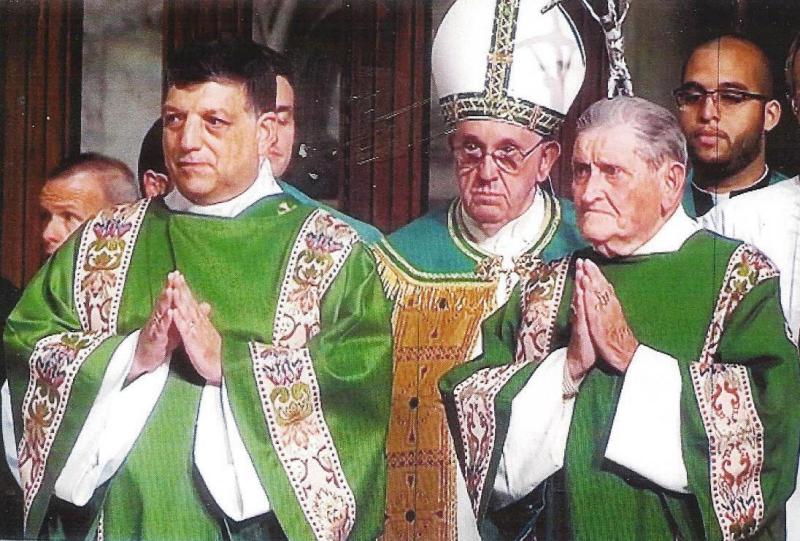 CHAPLAIN JOHN MALONEY ESCORTS POPE FRANCIS DURING NEW YORK VISIT